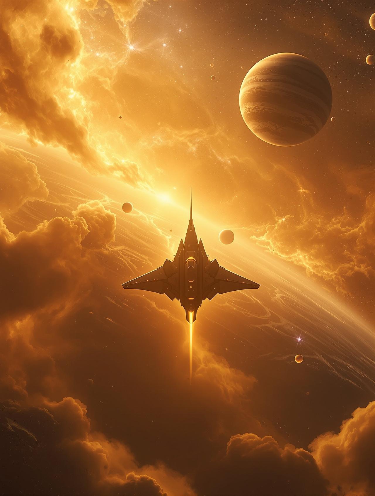 网址导航作品《星际穿越者》海报